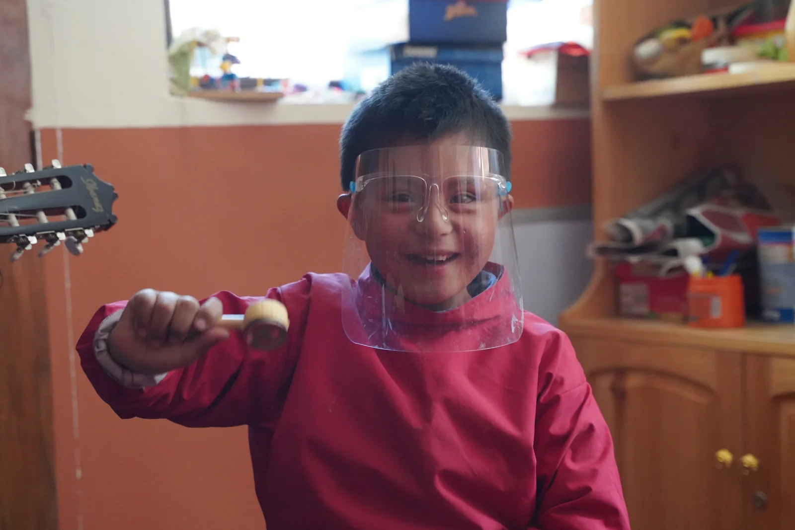 Actividad de musicoterapia de Sol en Casa